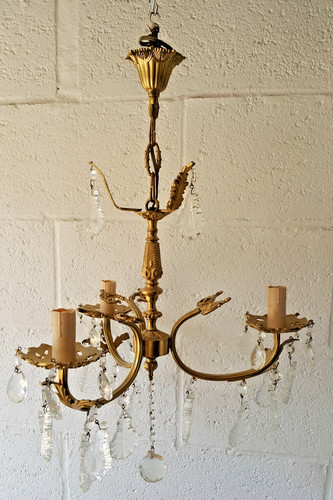 Ancien lustre bras de - ancien, à