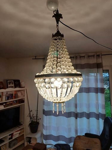 Lustre pampilles - lustre, à