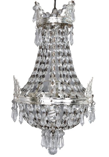 Lustre plafonnier pampilles