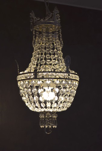 Lustre plaffonier pampilles - lustre,