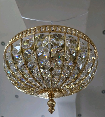 Lustre plafonnier pampilles - plafonnier,